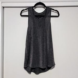 rag & bone Silver Metallic Tank